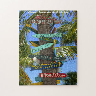 Florida Keys. Weihnachtsgrüße Puzzle