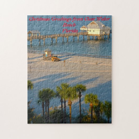 Florida klares Wasser Strand. Puzzle (Vertikal)