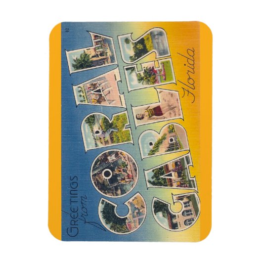 Florida, Korallenmagnet Magnet (Vertikal)