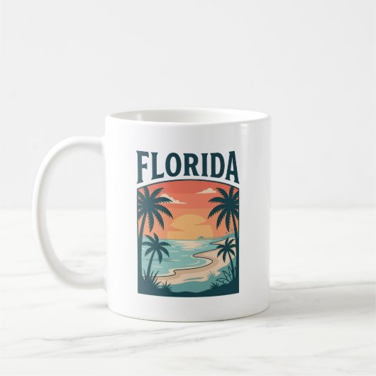 Florida Küstenkultur Kaffeetasse (Links)