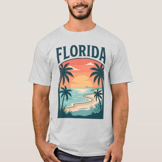 Florida Küstenkultur T-Shirt (Vorderseite)