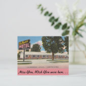 Florida, La Byer's Motel, Clewiston Postkarte (Stehend Vorderseite)