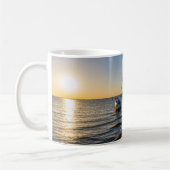 Florida Leaning Palm Tree Sunset Classic Tasse (Links)