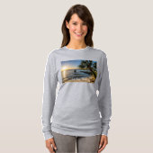 Florida Leaning Palm Tree Sunset Long Sleeve Shirt (Vorne ganz)