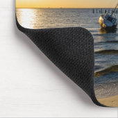 Florida Leaning Palm Tree Sunset Mousepad (Ecke)