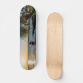 Florida Leaning Palm Tree Sunset Skateboard (Vorderseite)