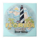 Florida Lighthouse-Zierziegel Fliese (Vorderseite)