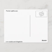 Florida Lighthouses Postkarte (Rückseite)