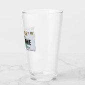 Florida-Lizenzplatte (anpassbar) Glas (Links)