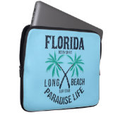 Florida Long Beach Paradies Leben Surf Club Laptopschutzhülle (Vorne Rechts)