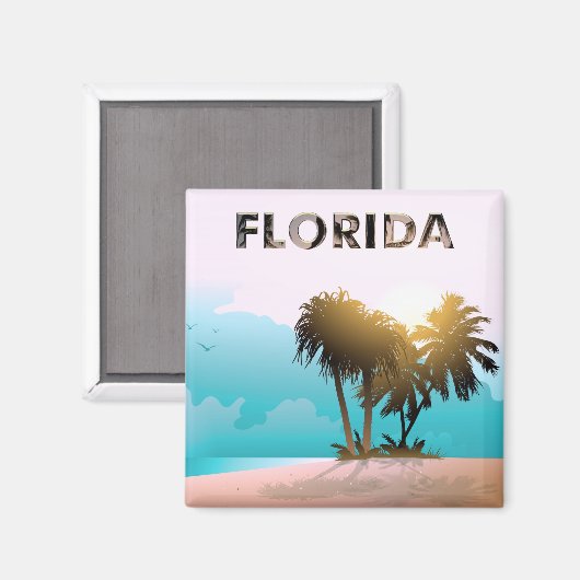 Florida Magnet (Vorderseite/Rückseite)