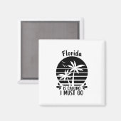 Florida Magnet (Vorderseite/Rückseite)