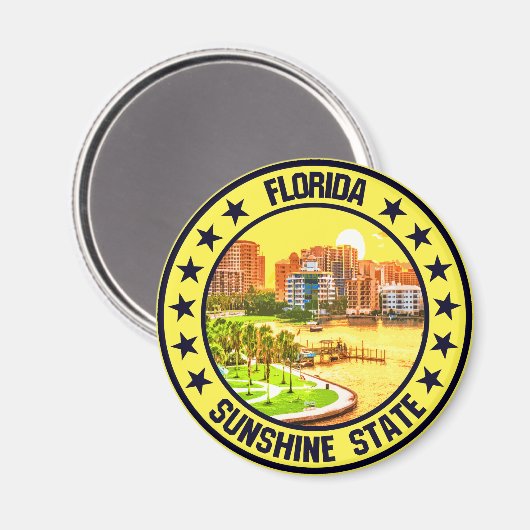 Florida Magnet (Vorderseite/Rückseite)
