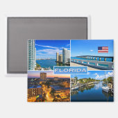FLORIDA, MAGNET (Vorderseite/Rückseite)