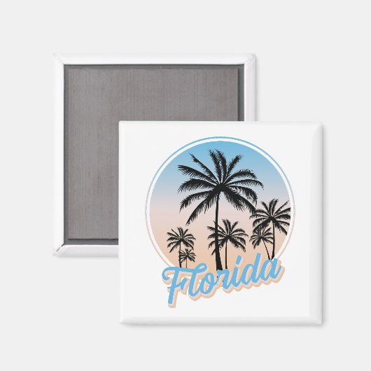 Florida-Magnet Magnet (Vorderseite/Rückseite)