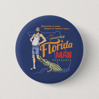 Florida Man Button