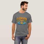 Florida Man | Graphic Print Nautical Anchor Beach T-Shirt (Vorne ganz)