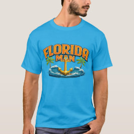 Florida Man | Graphic Print Nautical Anchor Beach T-Shirt