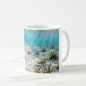 Florida Man Permit Sand Flat Keys Fish Tasse (VorderseiteRechts)