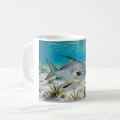 Florida Man Permit Sand Flat Keys Fish Tasse (Vorderseite Links)
