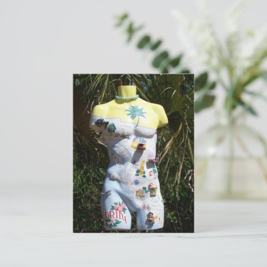 Florida Man Postkarte (Stehend Vorderseite)