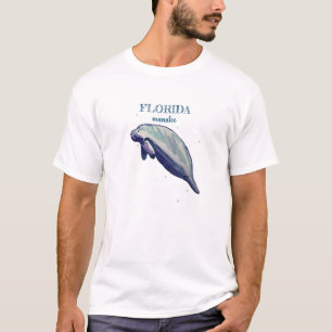 Florida Manatee Malerei T-Shirt