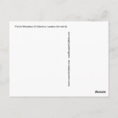 Florida Manatees (Trichechus manatus latirostris) Postkarte (Rückseite)