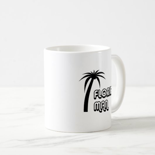Florida-Mann lustiges Meme Kaffeetasse (VorderseiteRechts)