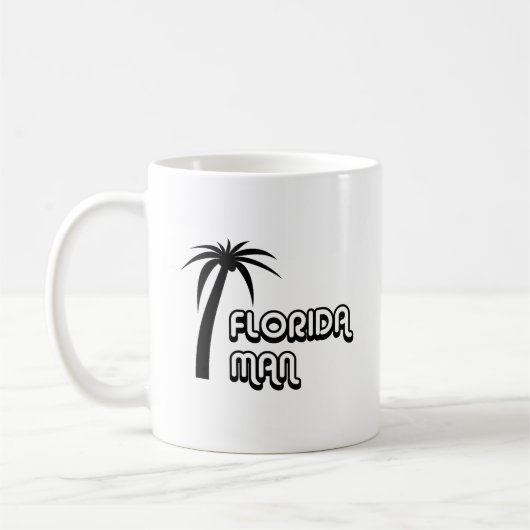 Florida-Mann lustiges Meme Kaffeetasse (Links)