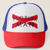 Florida-Mann Truckerkappe (Vorderseite)