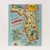 Florida Map 16x20 Jigsaw Puzzle (Vertikal)