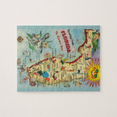 Florida Map 8x10 Jigsaw Puzzle (Horizontal)