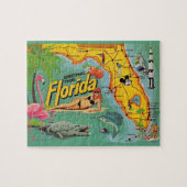 Florida Map 8x10 Jigsaw Puzzle (Horizontal)