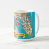 Florida Map Kaffeetasse (VorderseiteRechts)