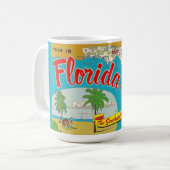Florida Map Kaffeetasse (Vorderseite Links)
