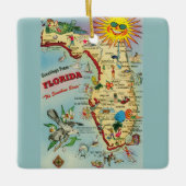 Florida Map Keramikornament (Vorderseite)