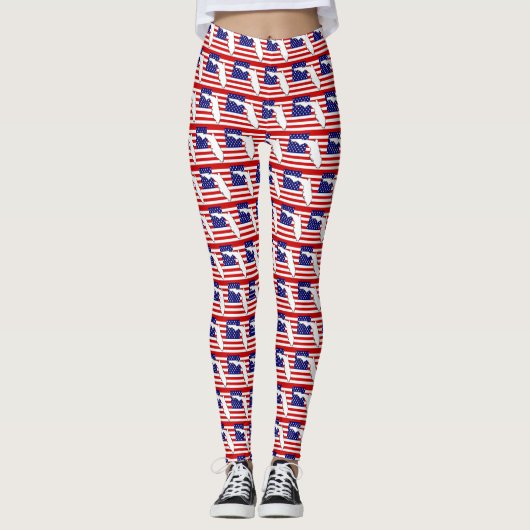 FLORIDA MAP LEGGINGS (Vorderseite)