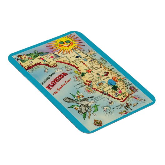 Florida Map Magnet (Rechte Seite)