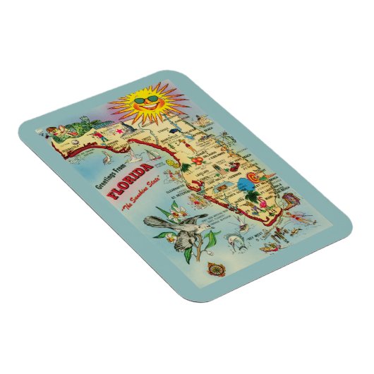 Florida Map Magnet (Rechte Seite)