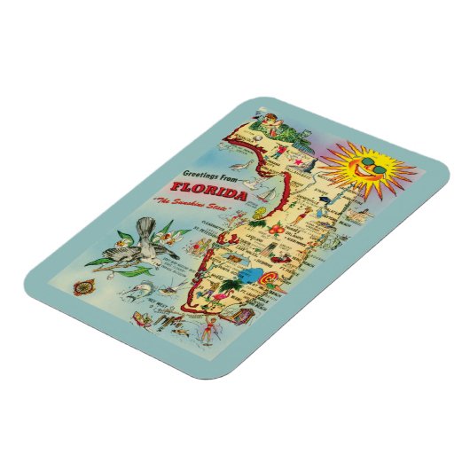 Florida Map Magnet (Linke Seite)