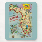 Florida Map Mouse Pad Mousepad (Vorne)
