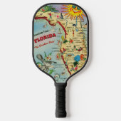 Florida Map Pickleball Schläger (Vorderseite)