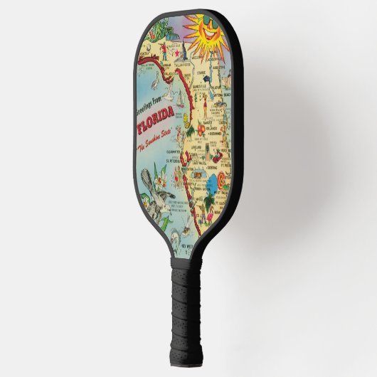 Florida Map Pickleball Schläger (Links)