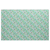 Florida Map Preppy Palm Beach Pattern Print Stoff (Fat Quarter (45,7 x 55,9 cm))