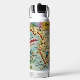 Florida Map Trinkflasche