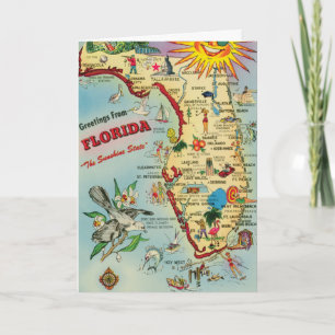 Florida Map - Vatertag Karte