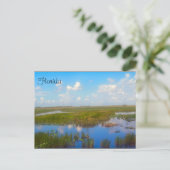 Florida Marsh Postcard Postkarte (Stehend Vorderseite)