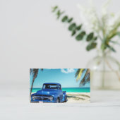 Florida Mechanic Classic Car Business Card Visitenkarte (Stehend Vorderseite)