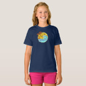 Florida, Meereswelle, Palmen T-Shirt (Vorne ganz)