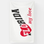 Florida meine Liebe Banner (Vertikal)